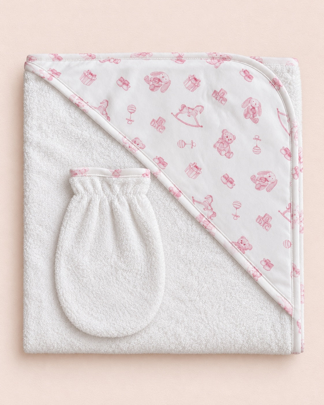 Pima Tiny Baby Toys Pink Towel